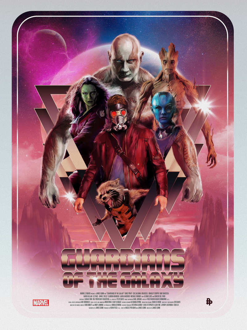 Illustration for article titled There are a lot of fan-made posters for Guardians Of The Galaxy already